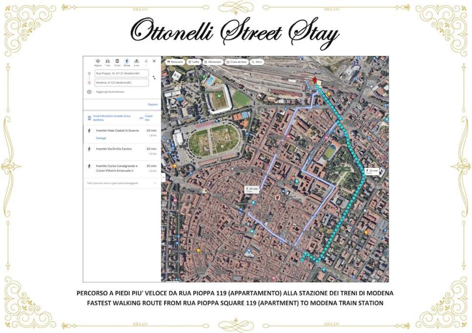 מודנה Ottonelli Street Stay- Wifi Fibra Free Tra Storchi & Centro Storico מראה חיצוני תמונה