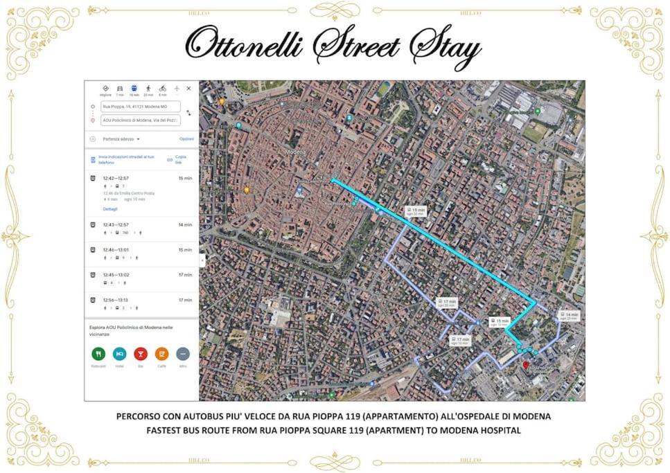 מודנה Ottonelli Street Stay- Wifi Fibra Free Tra Storchi & Centro Storico מראה חיצוני תמונה